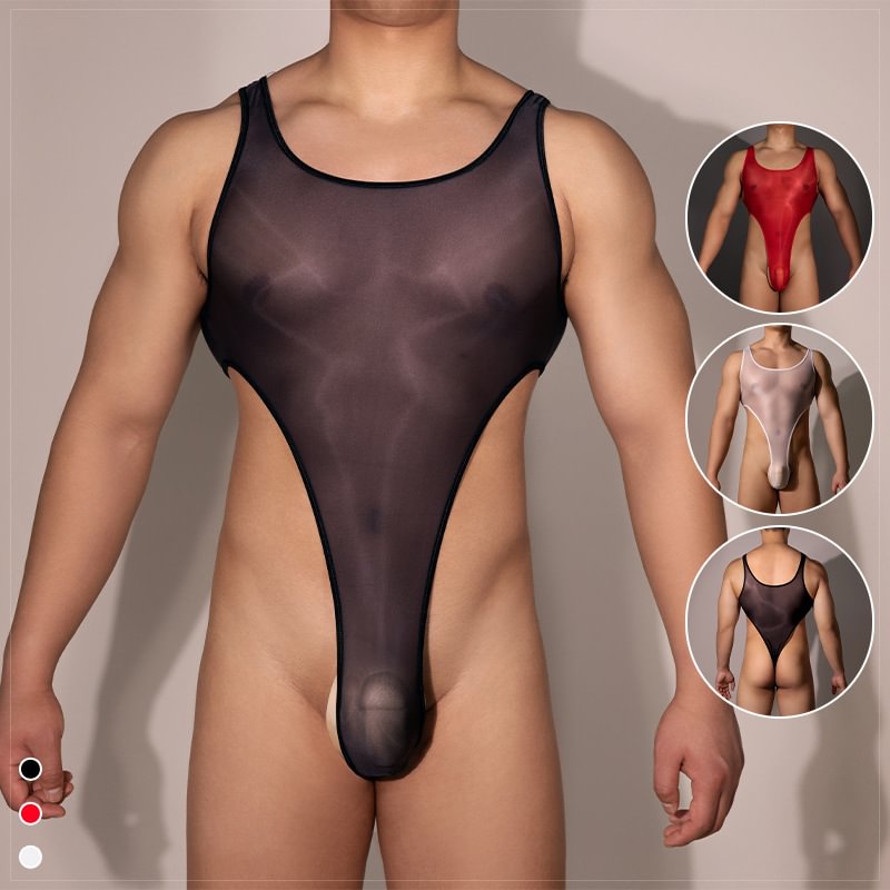 Men's sexy suspender jumpsuit