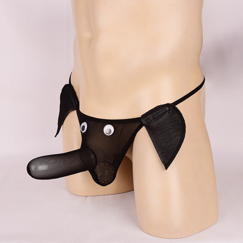 Men's translucent elephant trunk underwear