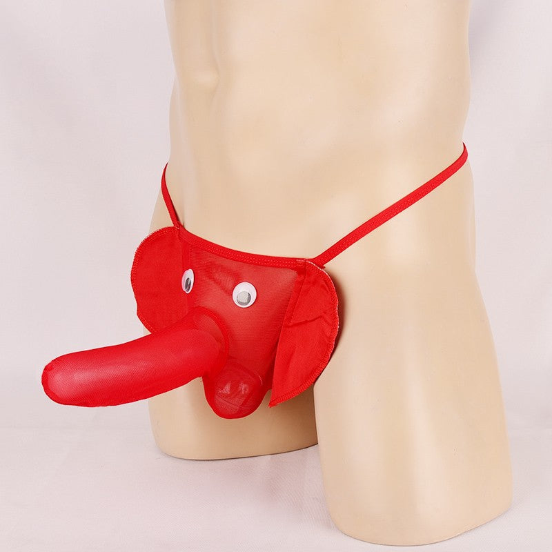 Men's translucent elephant trunk underwear