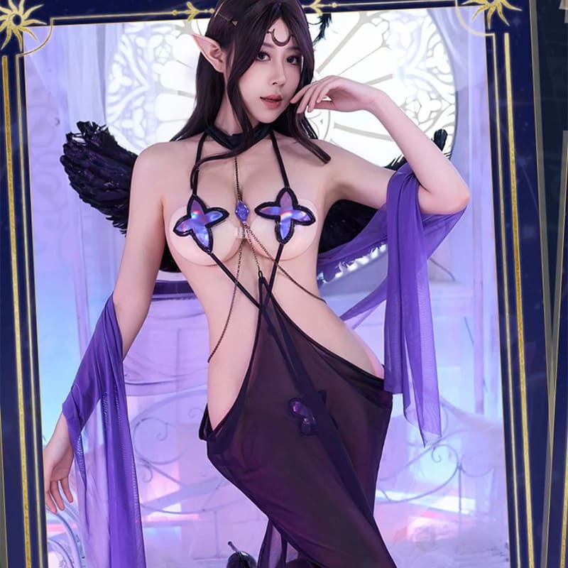 see-through bodysuit set