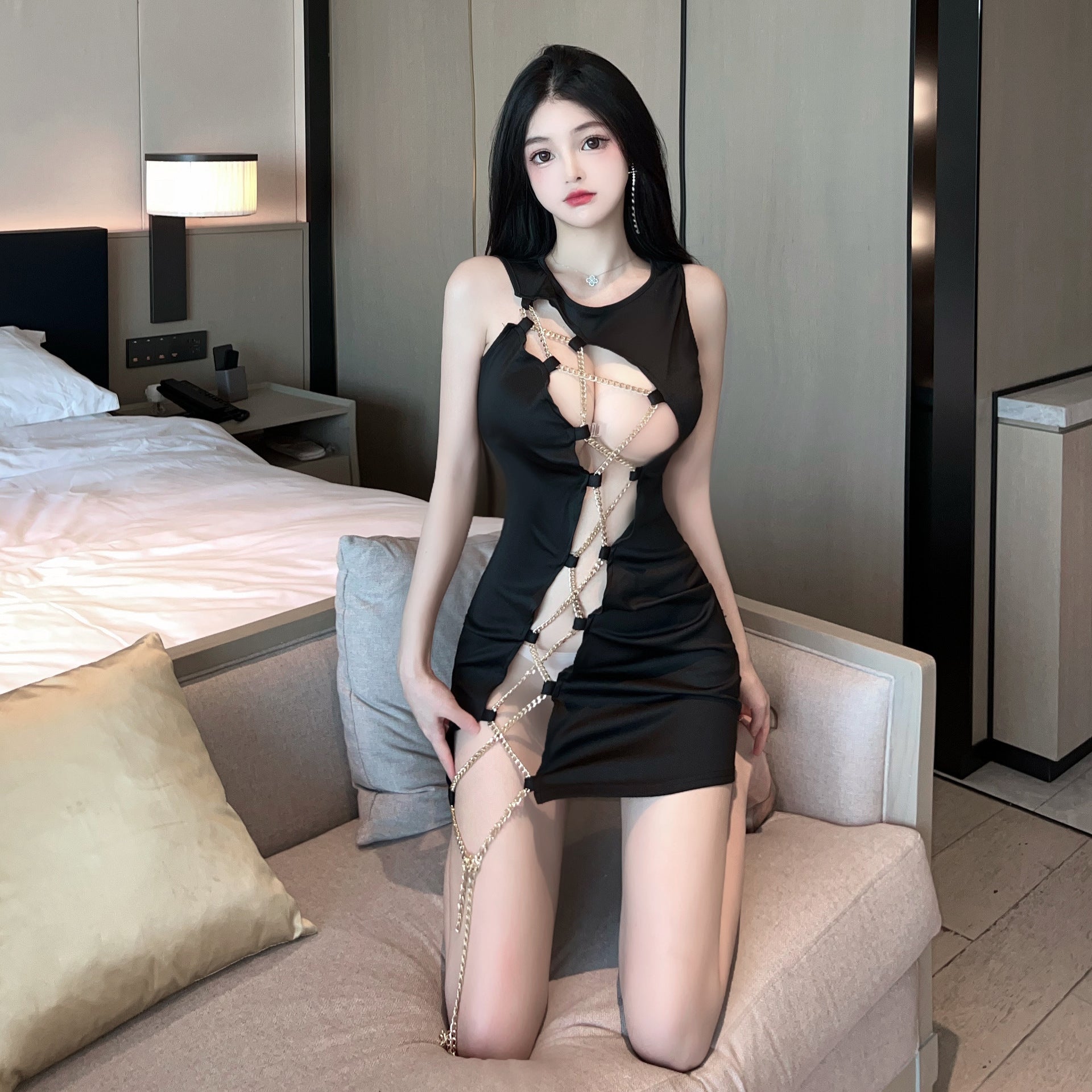 Sexy chain dress