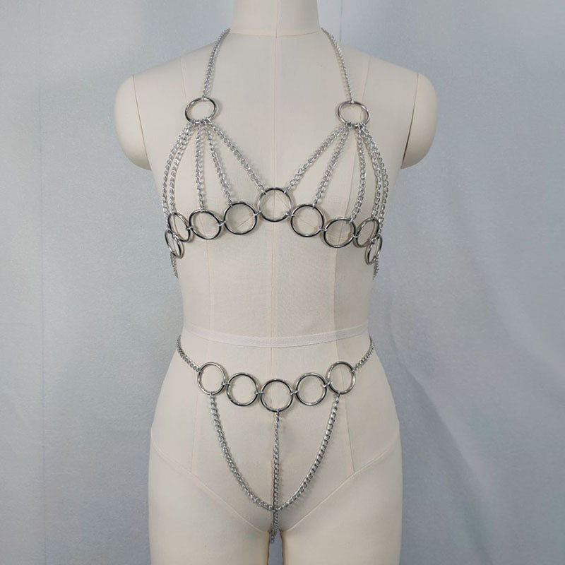 Ring mesh body chain