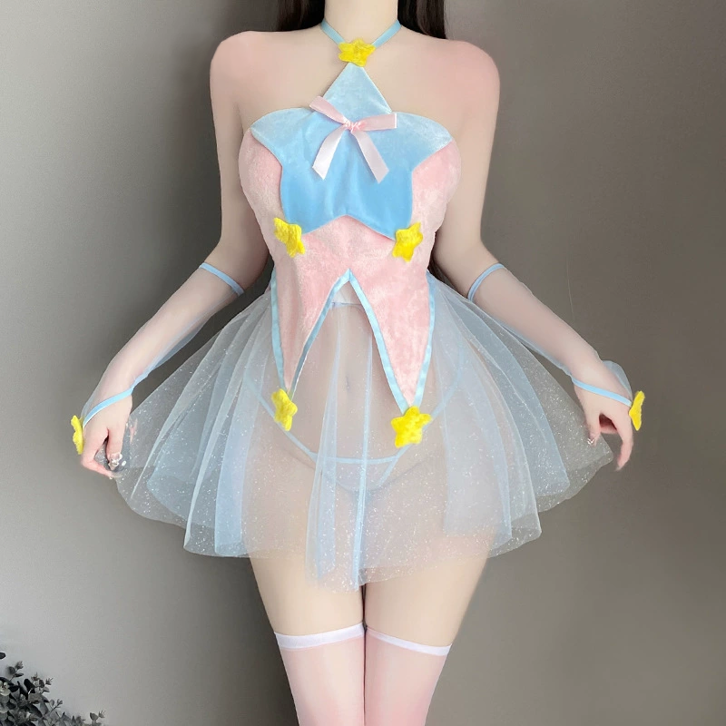 Star gauze skirt set