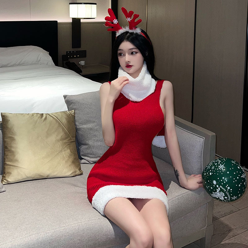 Christmas knit dress