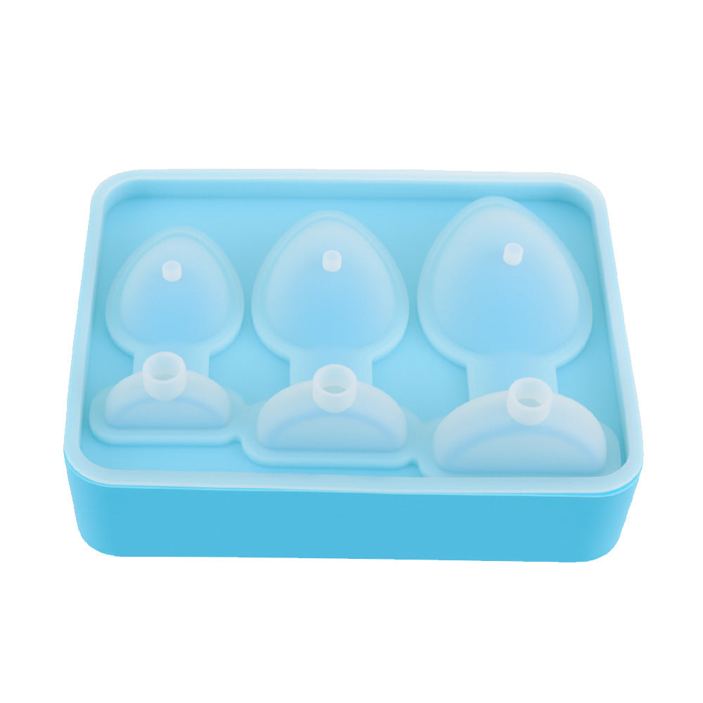 Silicone funny creative ice tray mold