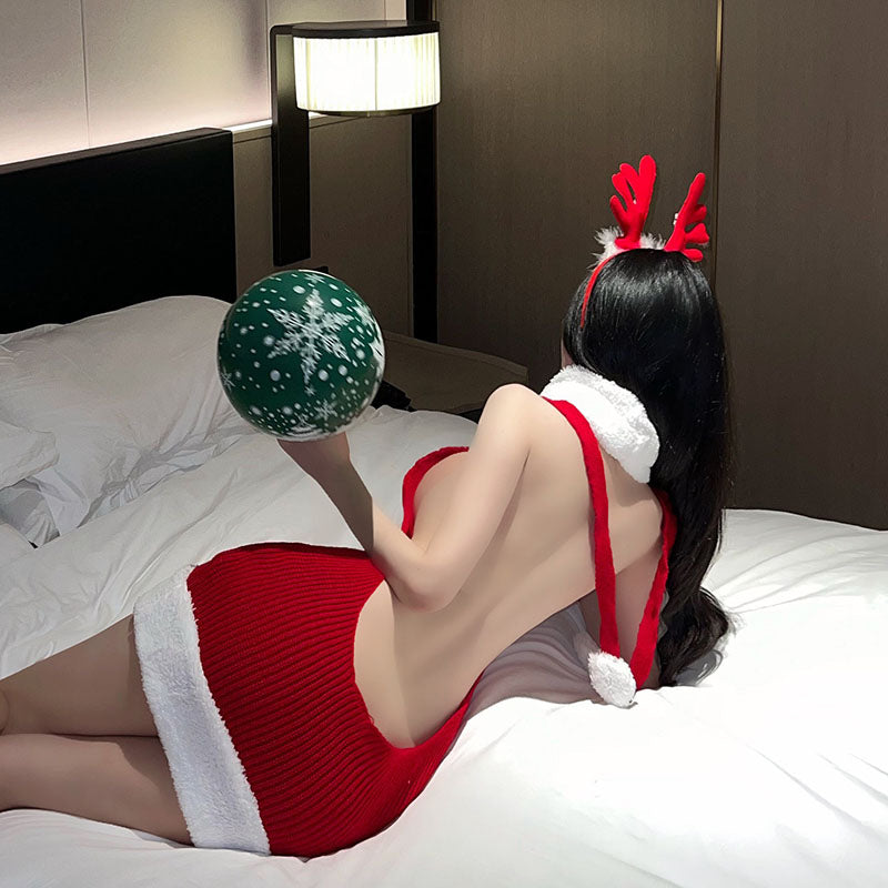 Christmas knit dress