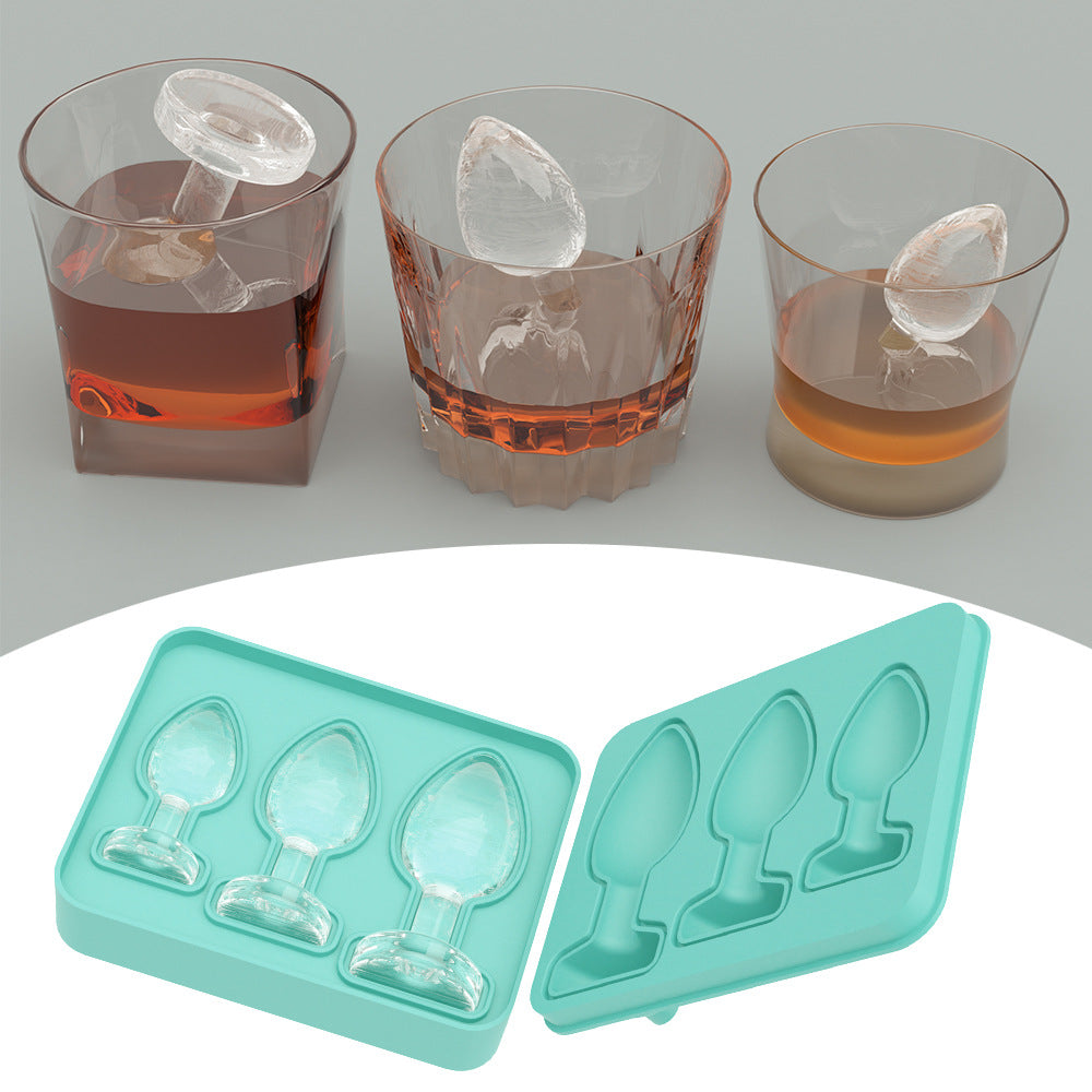 Silicone funny creative ice tray mold