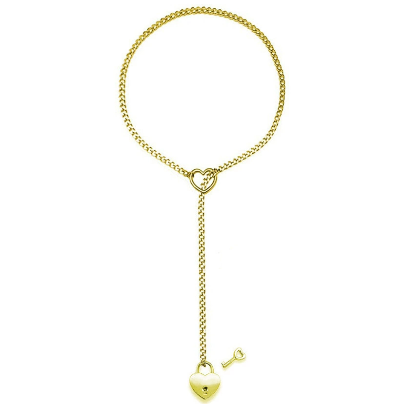 Heart lock necklace
