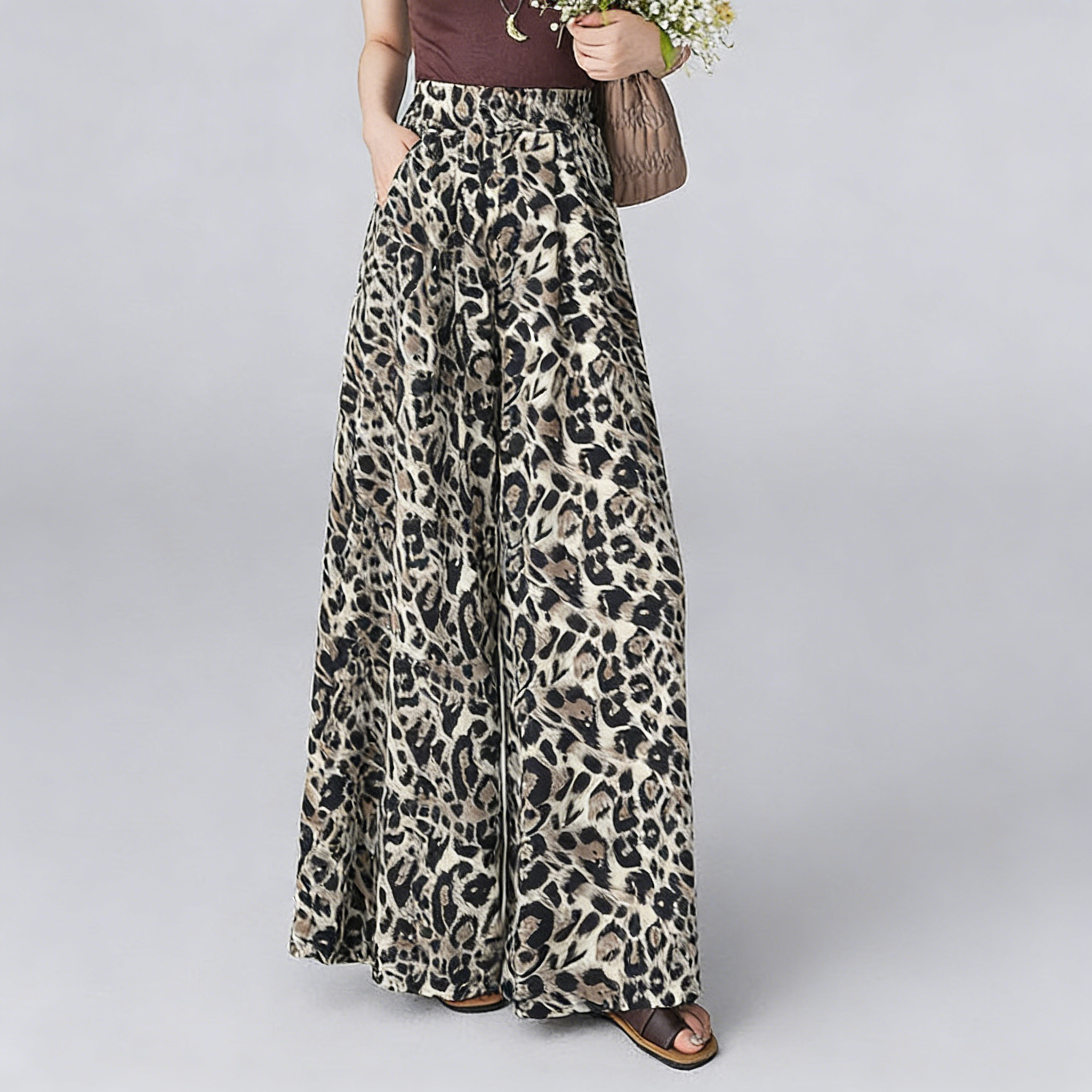 Summer casual wide-leg pants